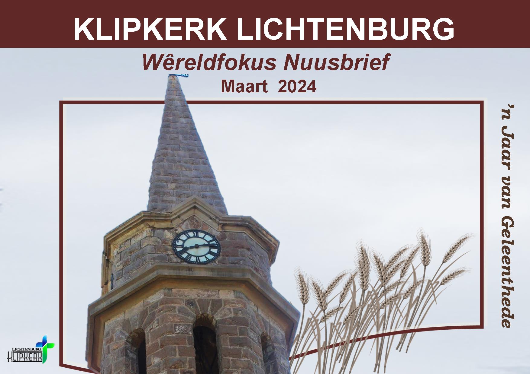 Wereldfokus Lichtenburg N G Klipkerk,nuusbrief